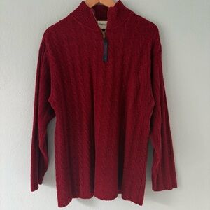 Vuarnet Red Men's SweaterVintage